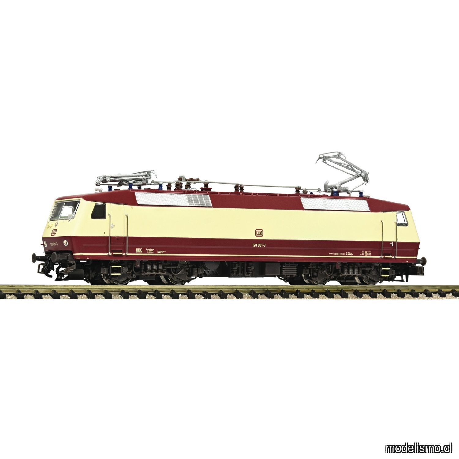 pre orderen Fleischmann 7570059 Locomotora eléctrica 120 001-3, DB con sonido pre orderen Fleischmann 7570059 Locomotora eléctrica 120 001-3, DB con sonido