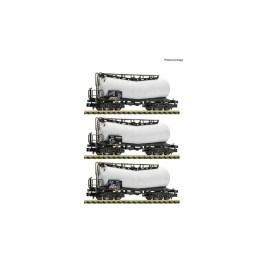 pre orderen Fleischmann 6660170 Set de 3 piezas: Vagones cisterna con abombamiento superior central antirremolinos, ATIR-RAIL