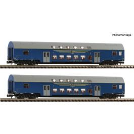 pre orderen Fleischmann 6260092 Set de 2 piezas: Coches de dos pisos, CSD