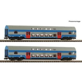 pre orderen Fleischmann 6260093 Set de 2 piezas: Coches de dos pisos, CD