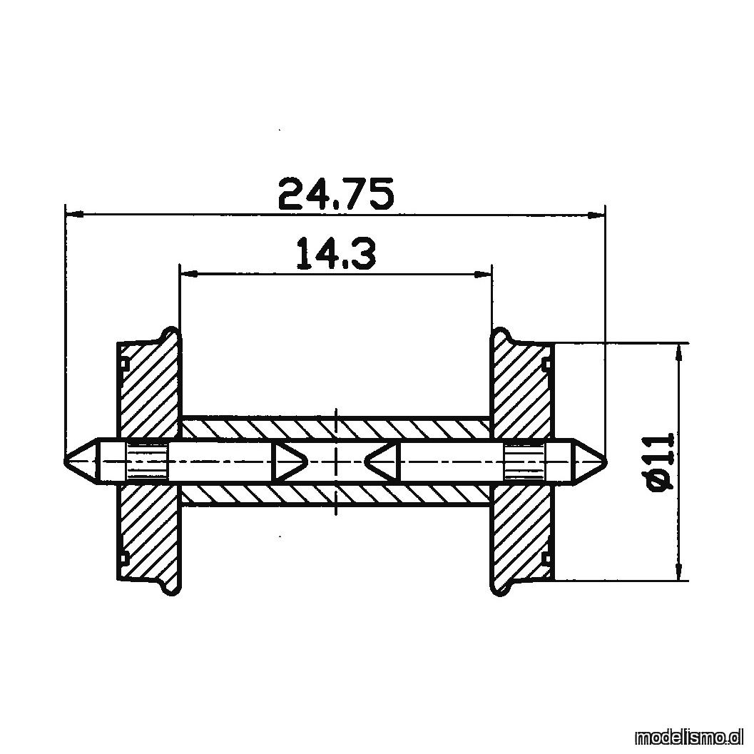 pre orderen Roco 40267 Juego de ruedas RP-25