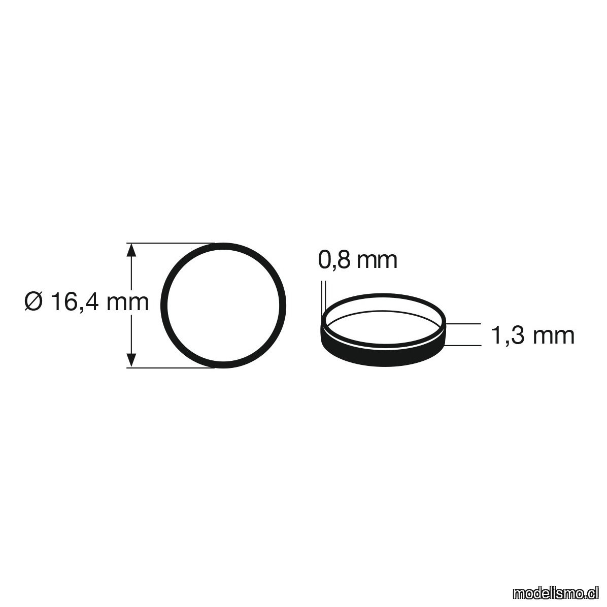 Roco 648007 Juego de anillos de adherencia H0 Roco 648007 Juego de anillos de adherencia H0