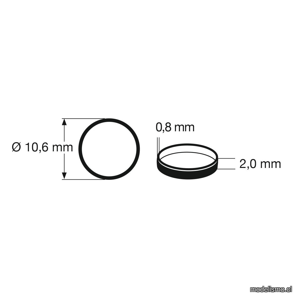 Roco 648003 Juego de anillos de adherencia H0 Roco 648003 Juego de anillos de adherencia H0