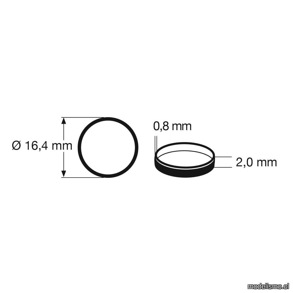 Roco 648008 Juego de anillos de adherencia H0