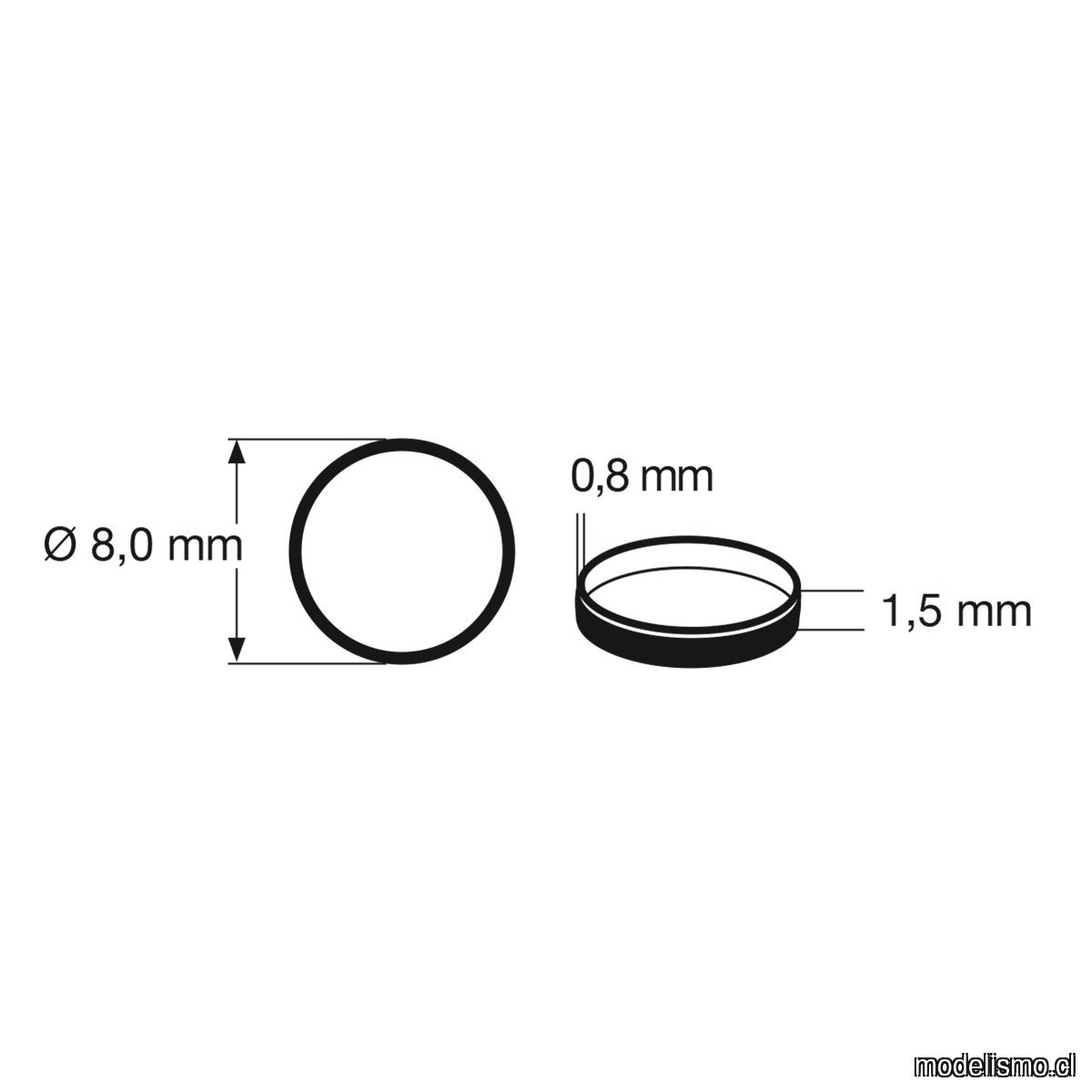 Roco 648011 Juego de anillos de adherencia H0 Roco 648011 Juego de anillos de adherencia H0