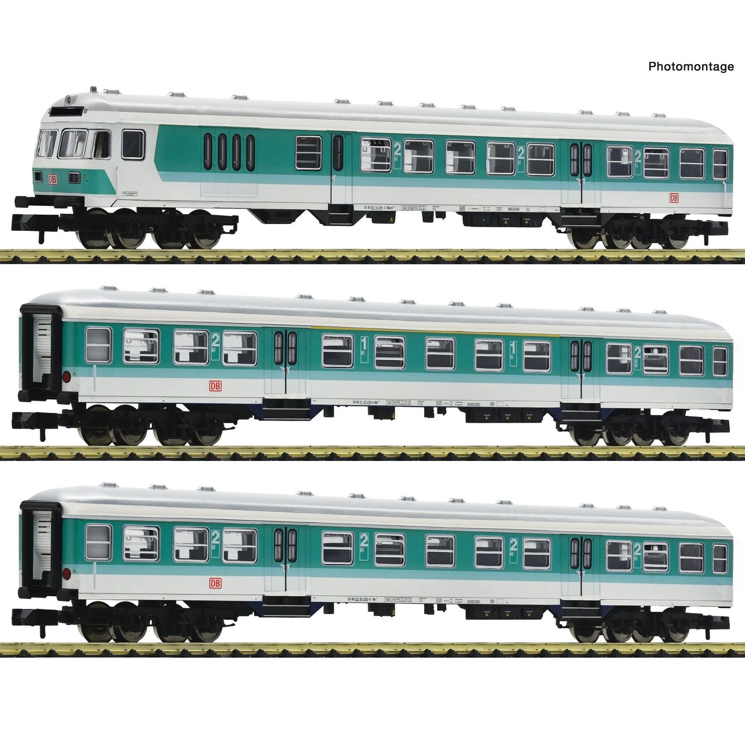 pre orderen Fleischmann 6260090 3-tlg. Set 1: Nahverkehrswagen, DB AG pre orderen Fleischmann 6260090 3-tlg. Set 1: Nahverkehrswagen, DB AG