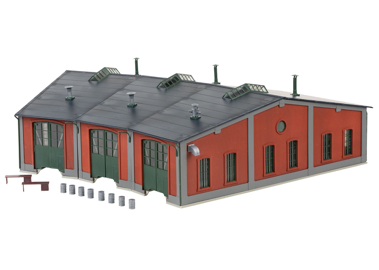 KL Märklin 72887 Kit de construcción de depósito de locomotoras - usado - sin embalaje exterior KL Märklin 72887 Kit de construcción de depósito de locomotoras - usado - sin embalaje exterior