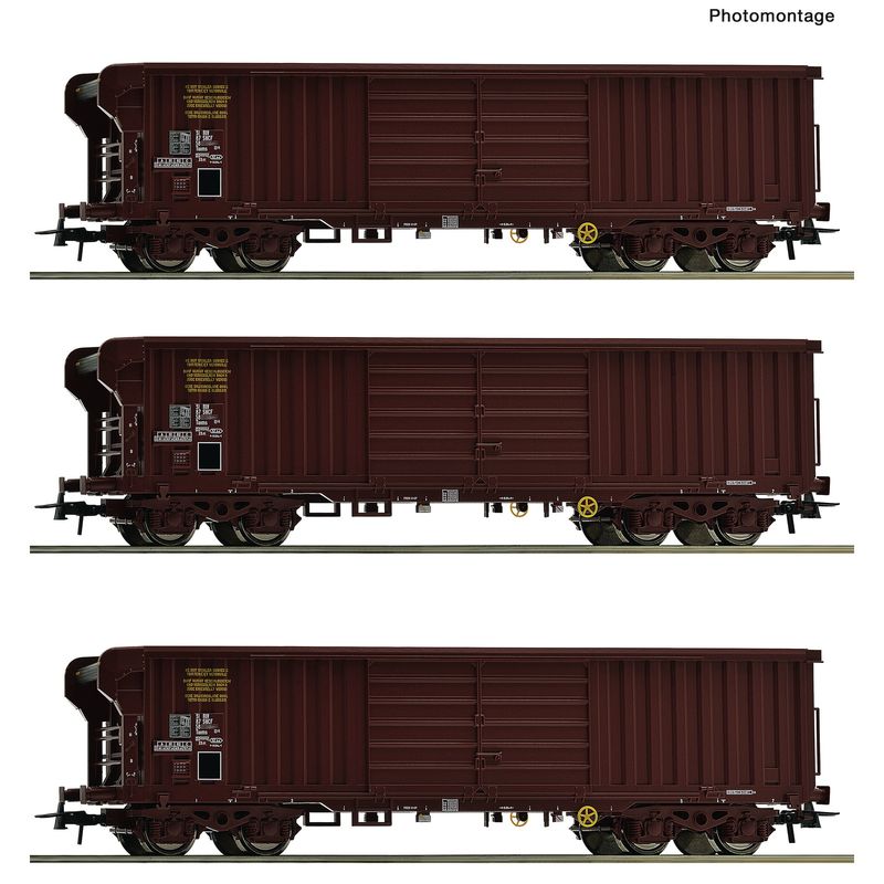 pre orderen Roco 6600285 Set de 3 piezas: Vagones de techo corredizo, SNCF pre orderen Roco 6600285 Set de 3 piezas: Vagones de techo corredizo, SNCF