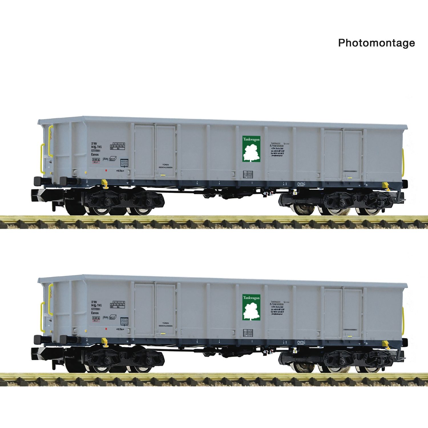 pre orderen Fleischmann 6660160 2-tlg. Set: Offene Güterwagen, Tankwagon pre orderen Fleischmann 6660160 2-tlg. Set: Offene Güterwagen, Tankwagon