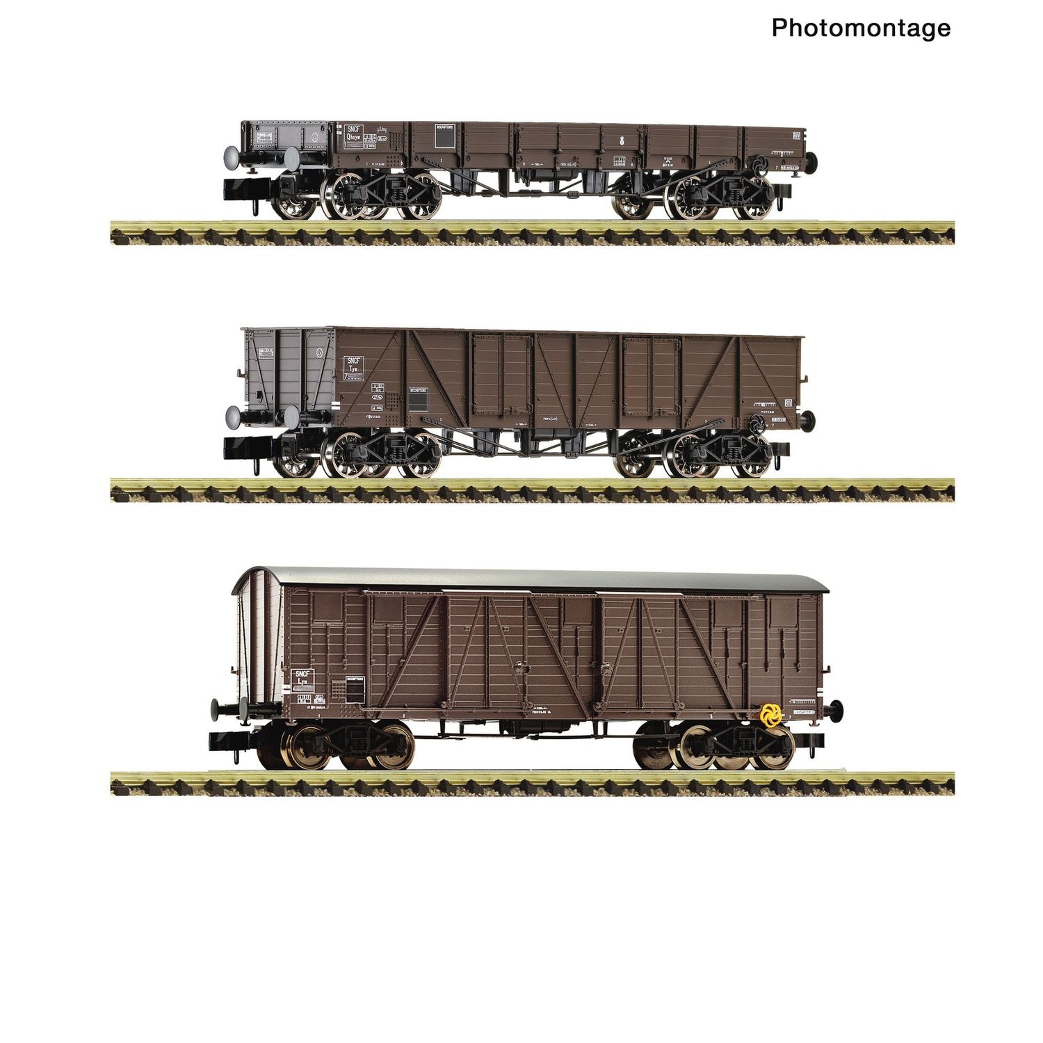 pre orderen Fleischmann 6660167 3-tlg. Set: Güterwagen, SNCF pre orderen Fleischmann 6660167 3-tlg. Set: Güterwagen, SNCF