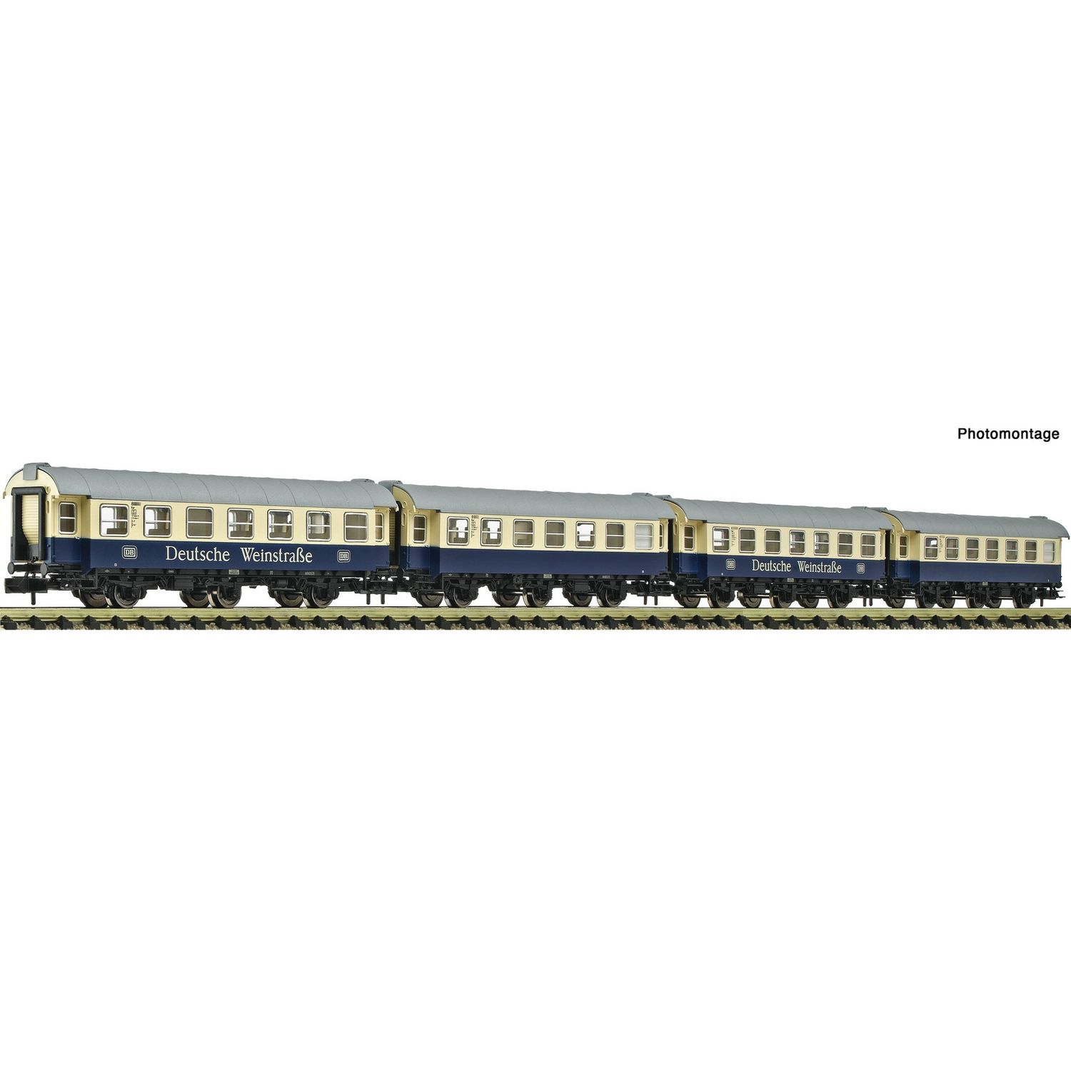 pre orderen Fleischmann 6260098 4-tlg. Set: Personenwagen „Deutsche Weinstraße“, DB pre orderen Fleischmann 6260098 4-tlg. Set: Personenwagen „Deutsche Weinstraße“, DB