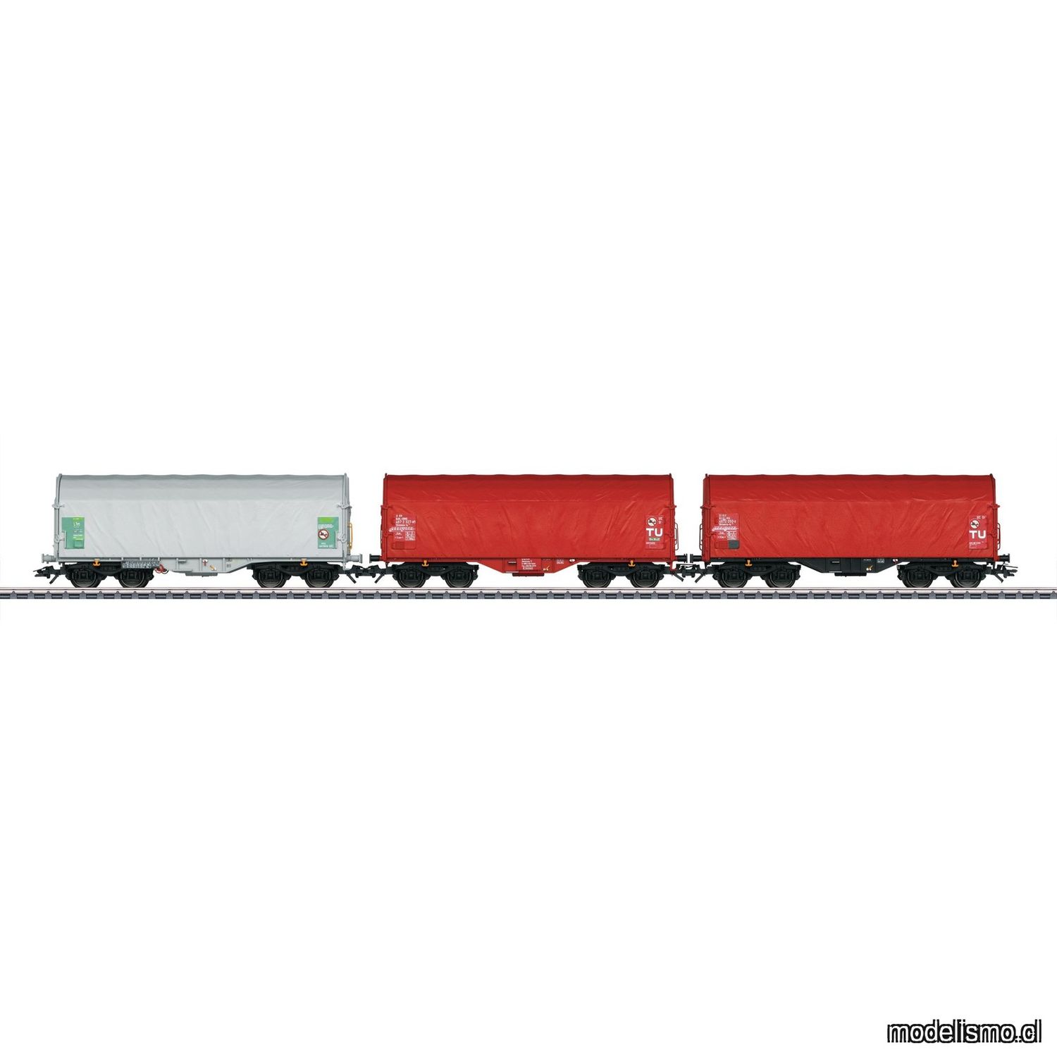 PF Märklin 47212 Set de vagones de toldo corredizo - usado PF Märklin 47212 Set de vagones de toldo corredizo - usado