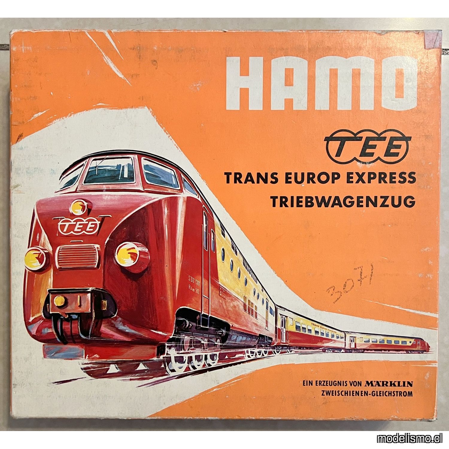 PF Hamo/Märklin 8370 TEE - con luz - DCC#51 - usado