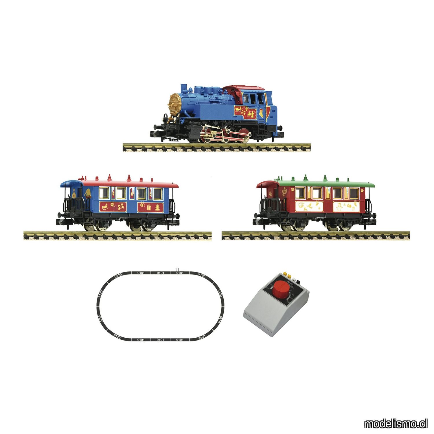 Fleischmann 5160007 Set de inicio analógico: Tren de Navidad Fleischmann 5160007 Set de inicio analógico: Tren de Navidad