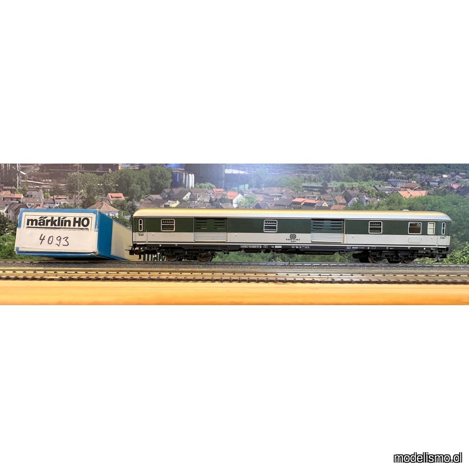 PF Märklin 4093 Carrito de equipaje DB Düms - usado PF Märklin 4093 Carrito de equipaje DB Düms - usado