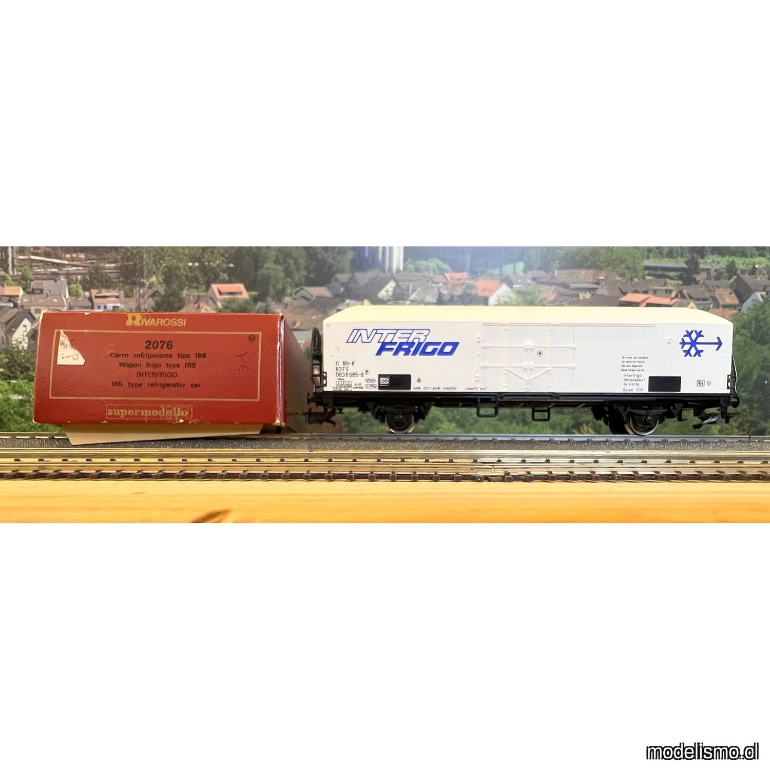 PF Rivarossi 2076 carro refrigerante INTERFRIGO - usado PF Rivarossi 2076 carro refrigerante INTERFRIGO - usado