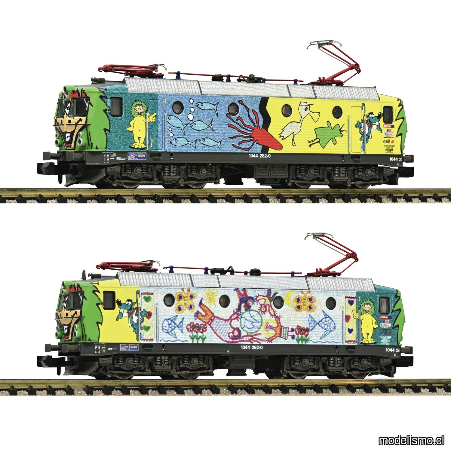 pre orderen Fleischmann 7560067 Locomotora eléctrica 1044 282-0, ÖBB pre orderen Fleischmann 7560067 Locomotora eléctrica 1044 282-0, ÖBB