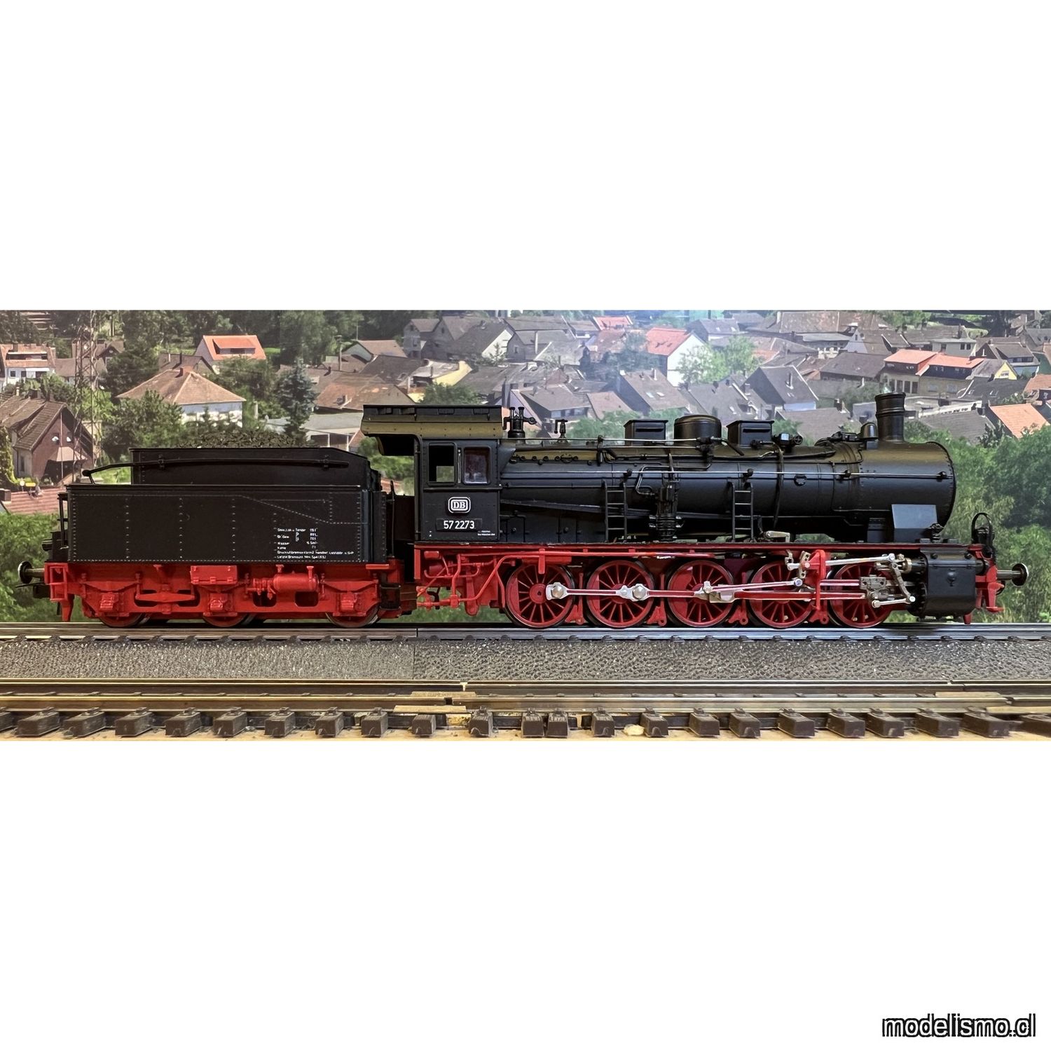 Usado PF Roco 43220 Locomotora con ténder serie 57 DB para Märklin, DCC#49