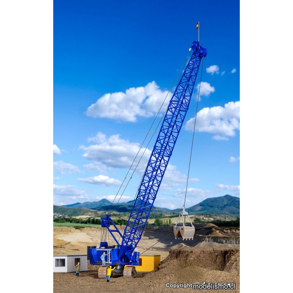 Kibri 13036 Excavadora de cable H0 LIEBHERR 883 con capturador de ingeniería civil