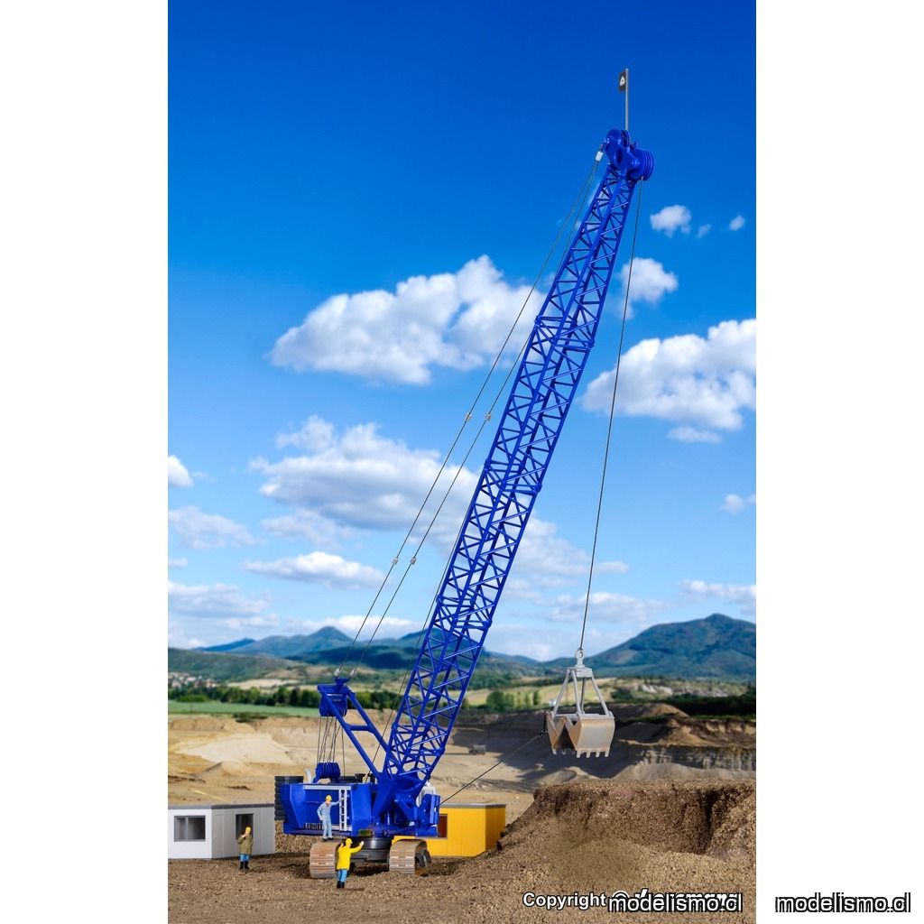 Kibri 13036 Excavadora de cable H0 LIEBHERR 883 con capturador de ingeniería civil Kibri 13036 Excavadora de cable H0 LIEBHERR 883 con capturador de ingeniería civil