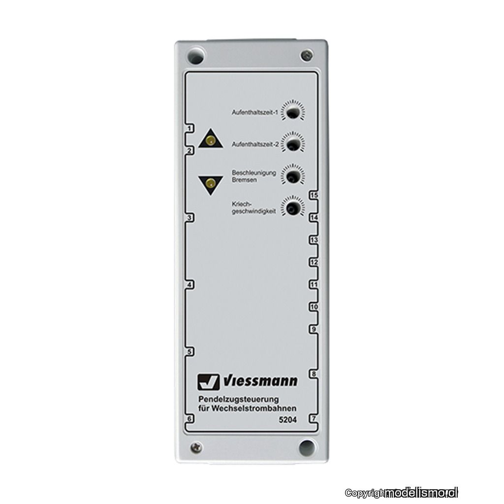 Viessmann 5204 Módulo de control del servicio de transporte para los trenes de CA Viessmann 5204 Módulo de control del servicio de transporte para los trenes de CA