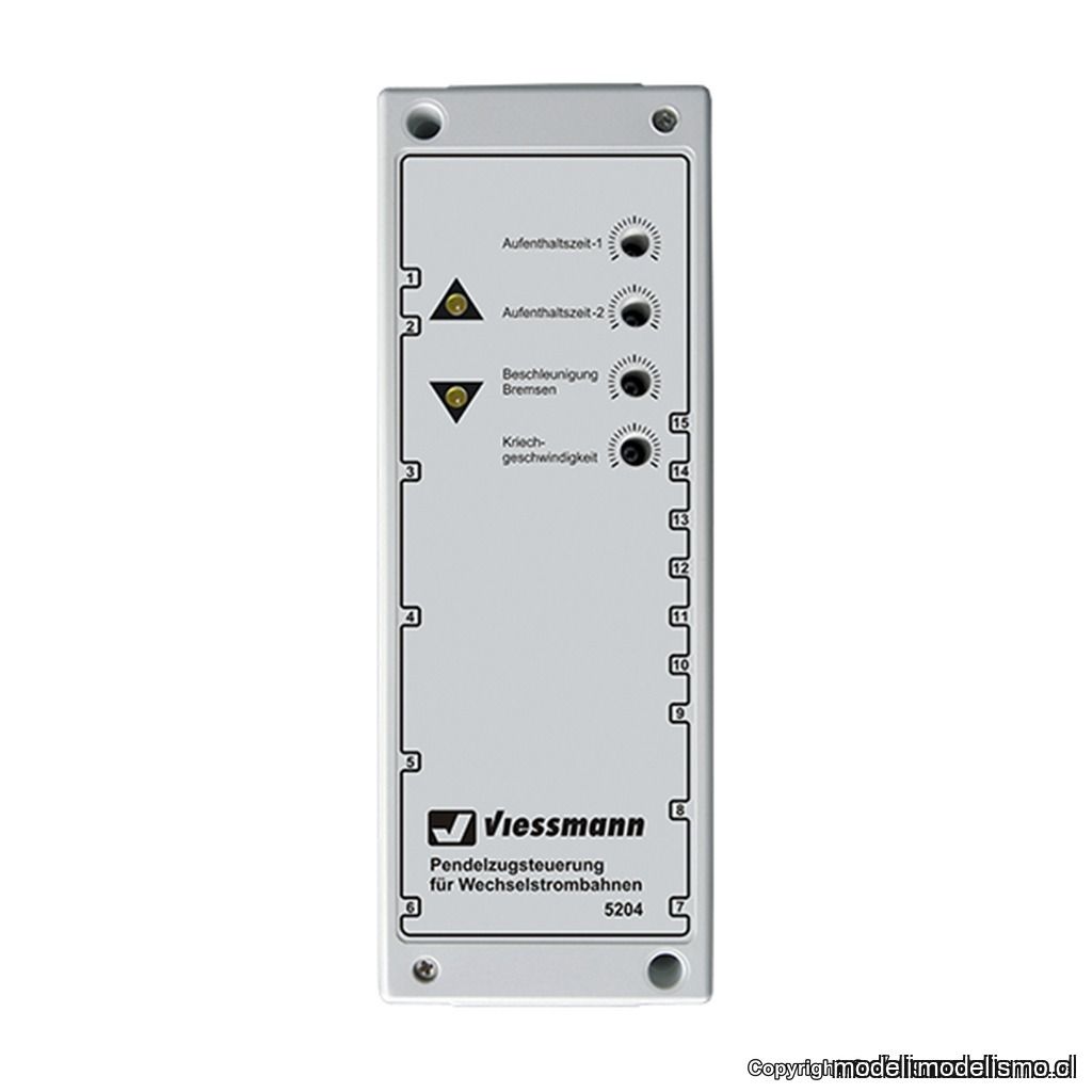 Viessmann 5204 Módulo de control del servicio de transporte para los trenes de CA Viessmann 5204 Módulo de control del servicio de transporte para los trenes de CA