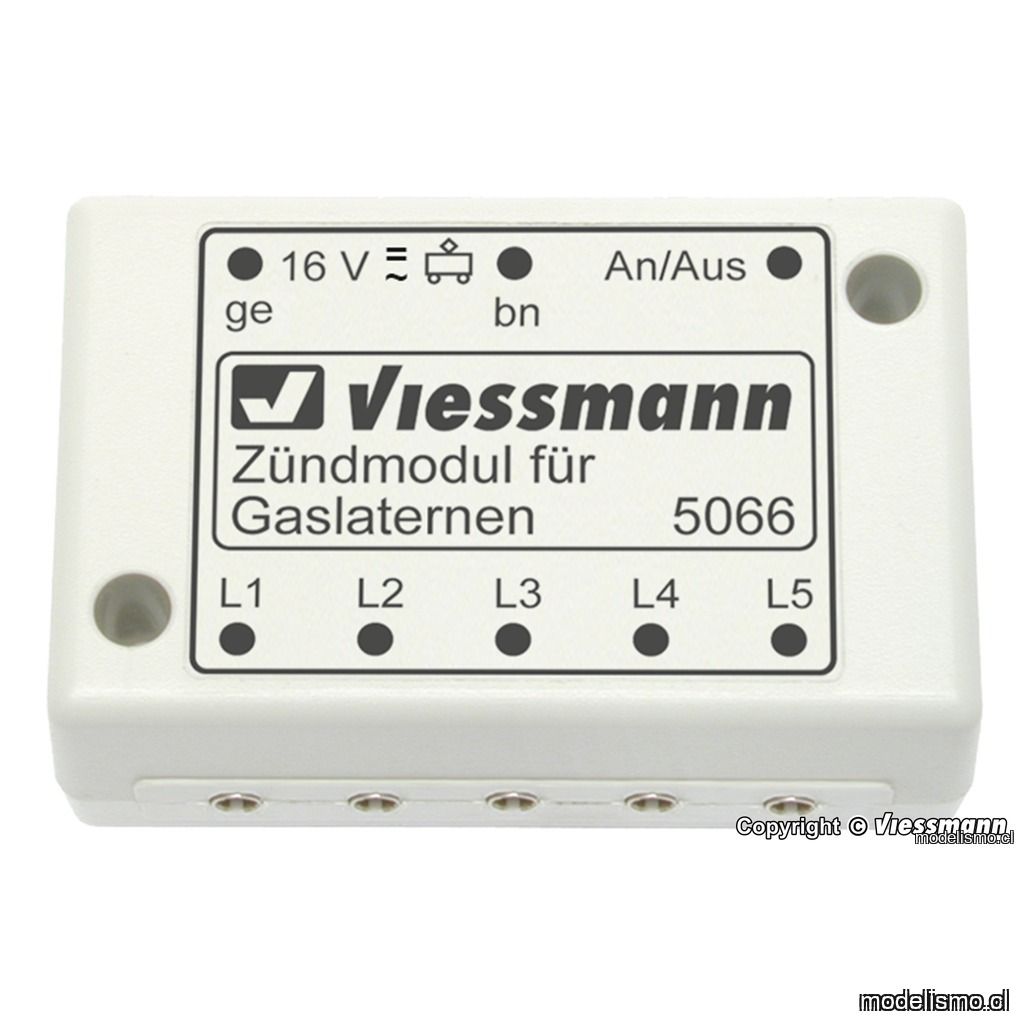Viessmann 5066 Módulo de encendido para lámparas de gas Viessmann 5066 Módulo de encendido para lámparas de gas