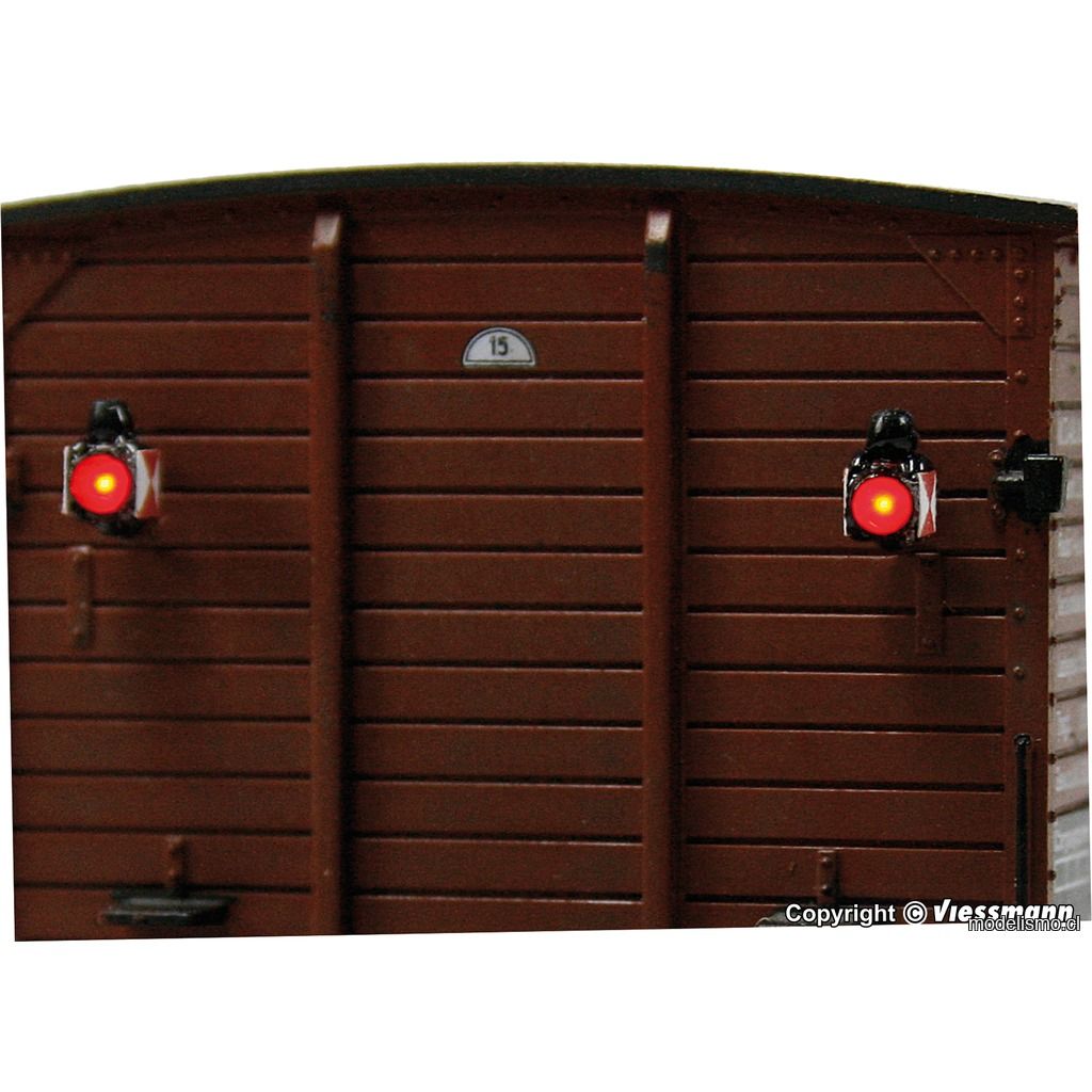 reserva anticipada Viessmann 5069 Linternas traseras H0 tren con LED, 2 piezas reserva anticipada Viessmann 5069 Linternas traseras H0 tren con LED, 2 piezas