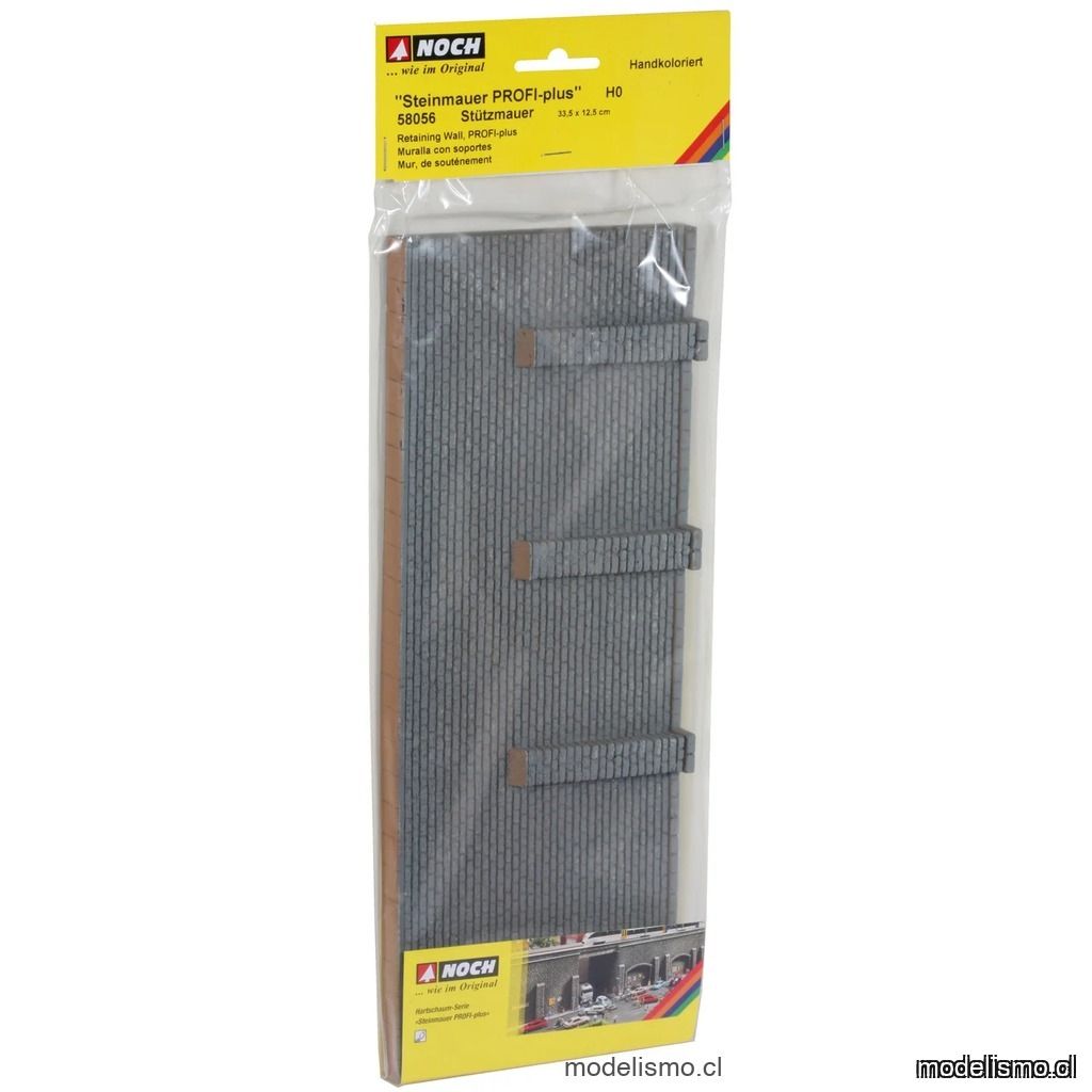 Noch 58056 Muralla con soportes, 33,4 x 12,5 cm Noch 58056 Muralla con soportes, 33,4 x 12,5 cm