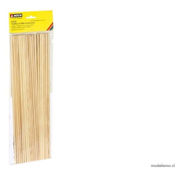 Noch 61650 TERRA-FORM Varillas De Madera
