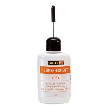 Faller 170490 SUPER-EXPERT, Pegamento plástico, 25 g