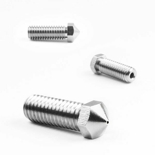 Micro-Swiss Plated Wear Resistant High Flow Volcano Compatible / Artillery Sidewinder 1.75mm Nozzles