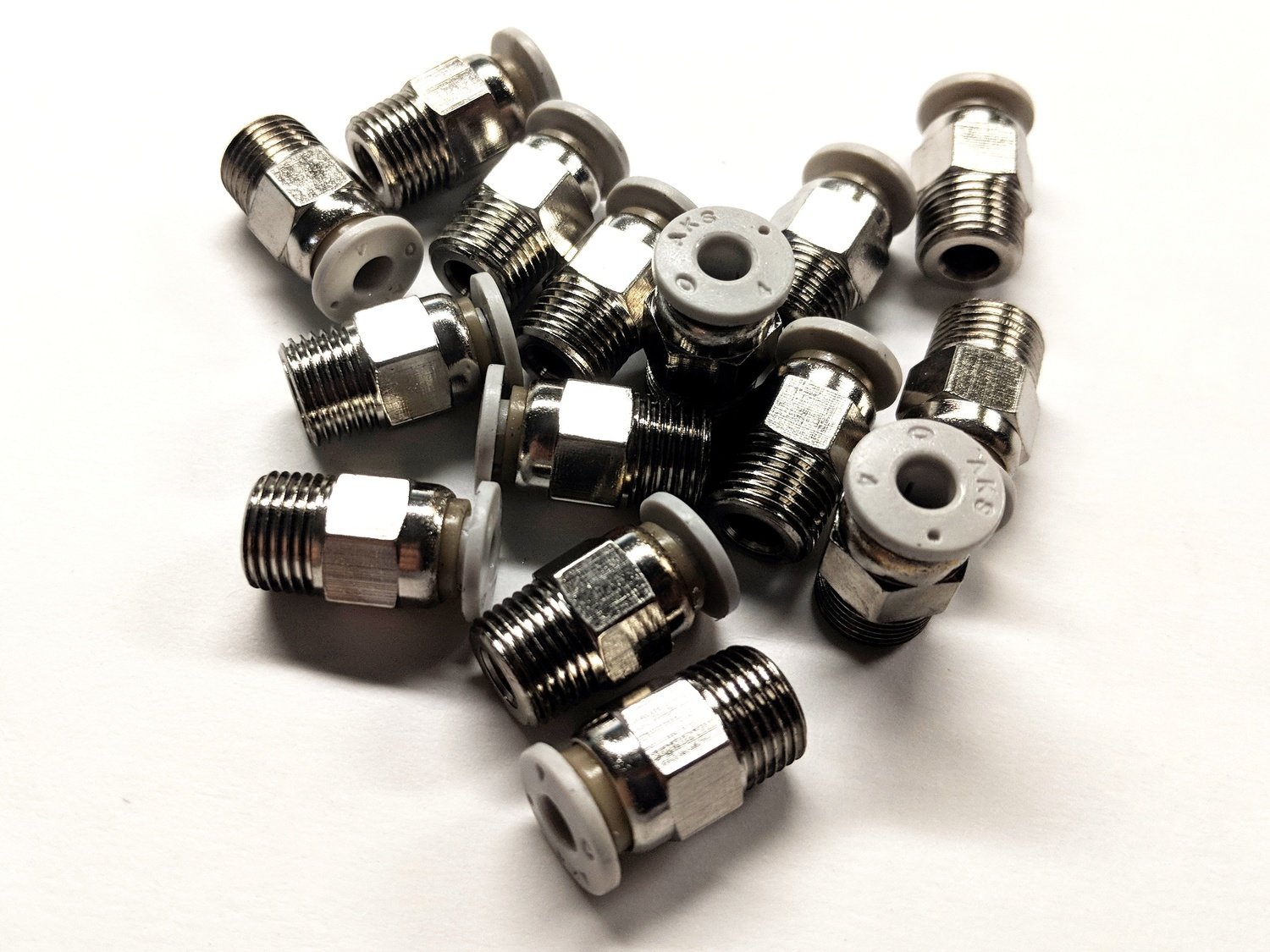 4 Pack PC4-M10*0.9 Fittings - For 1.75mm Bowden Tubing
