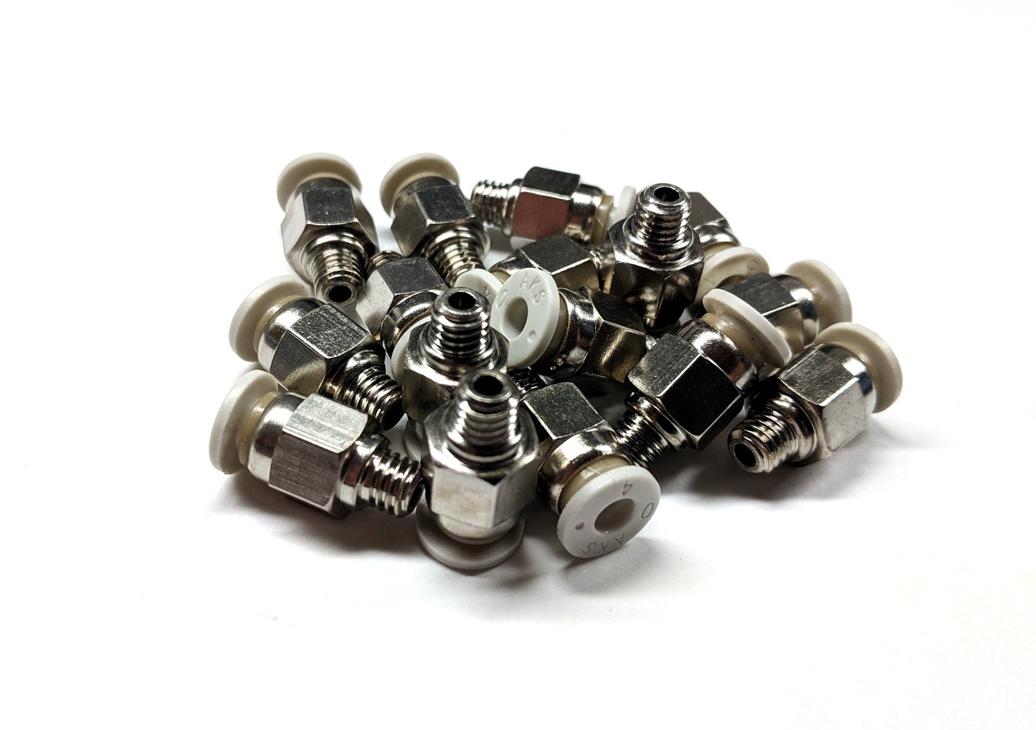 4 Pack PC4-M6 Fittings - For 1.75mm Bowden Tubing