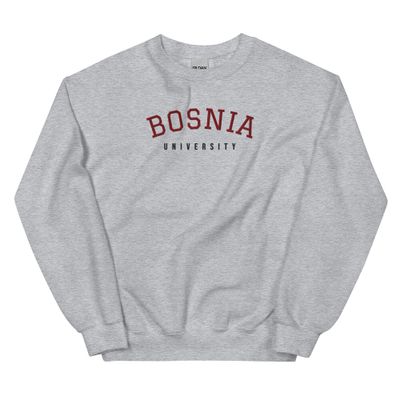 Bosnia University Unisex Crew Neck