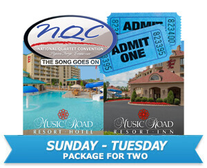 Sunday - Tuesday Package for Two