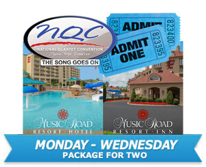 Monday - Wednesday Package for Two 2026