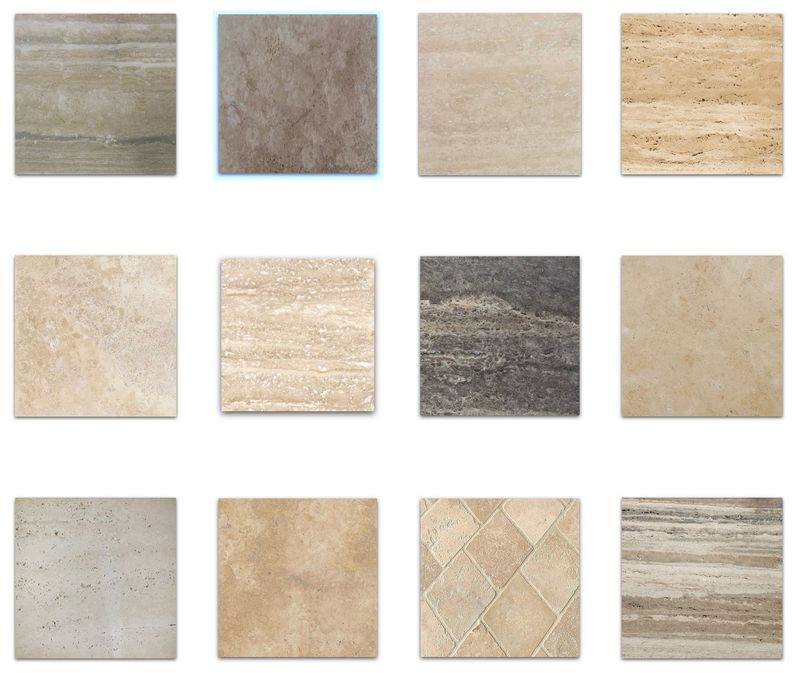 Campioni Piastrelle Travertino Gratuiti