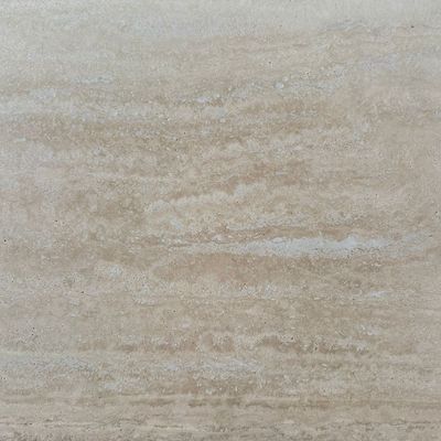 piastrella travertino classico 40x40 stuccato spazzolato controfalda