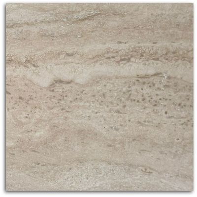 piastrella travertino classico 30x30 stuccato levigato controfalda