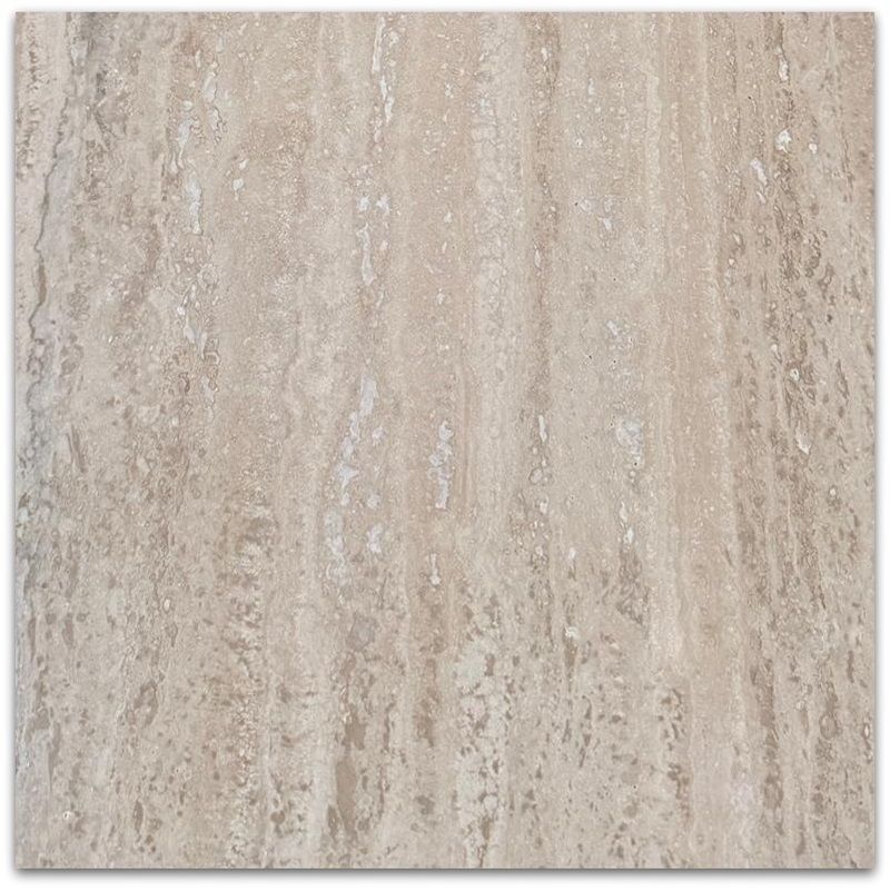 piastrella travertino classico 40x40 stuccato levigato controfalda
