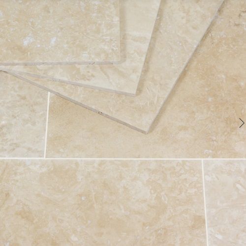 piastrella travertino classico 60x60 stuccato levigato falda