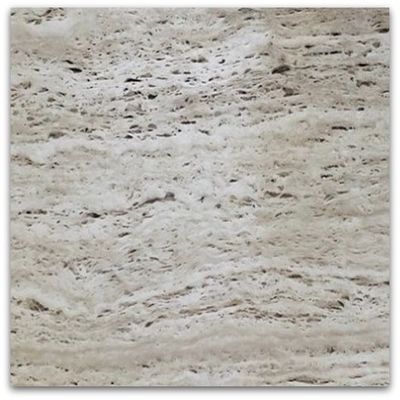 piastrella travertino classico 60x60 levigato poro aperto controfalda