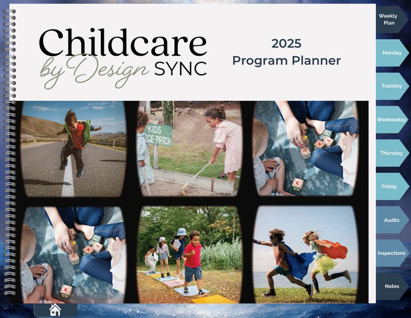 SYNC by Design - Play Area Childcare Planner - Cool & Calm