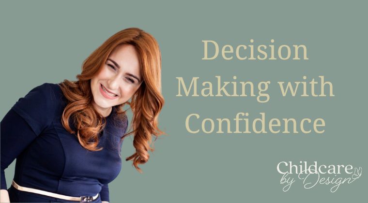 Decision Making with Confidence - Chanie Wilschanski