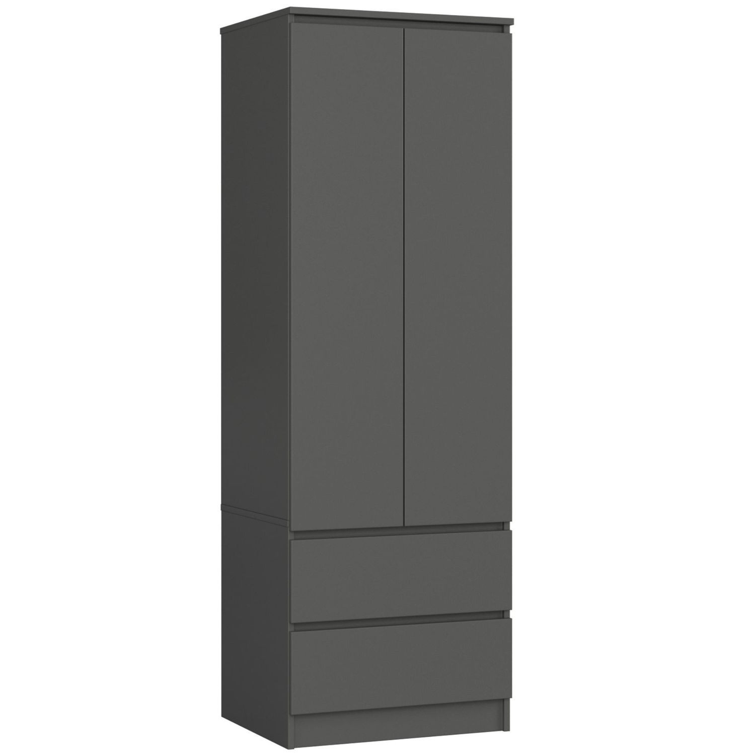 SZAFA STAR S60 2D 2SZ PK GRAFIT SZARY