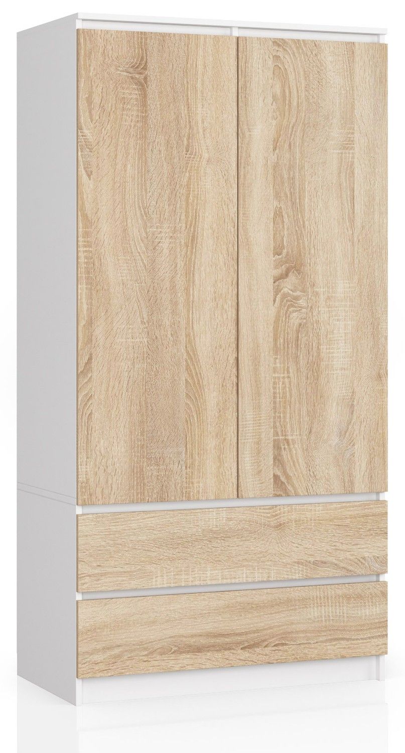 SZAFA S90 2D 2SZ CLP PK BIAŁY / SONOMA