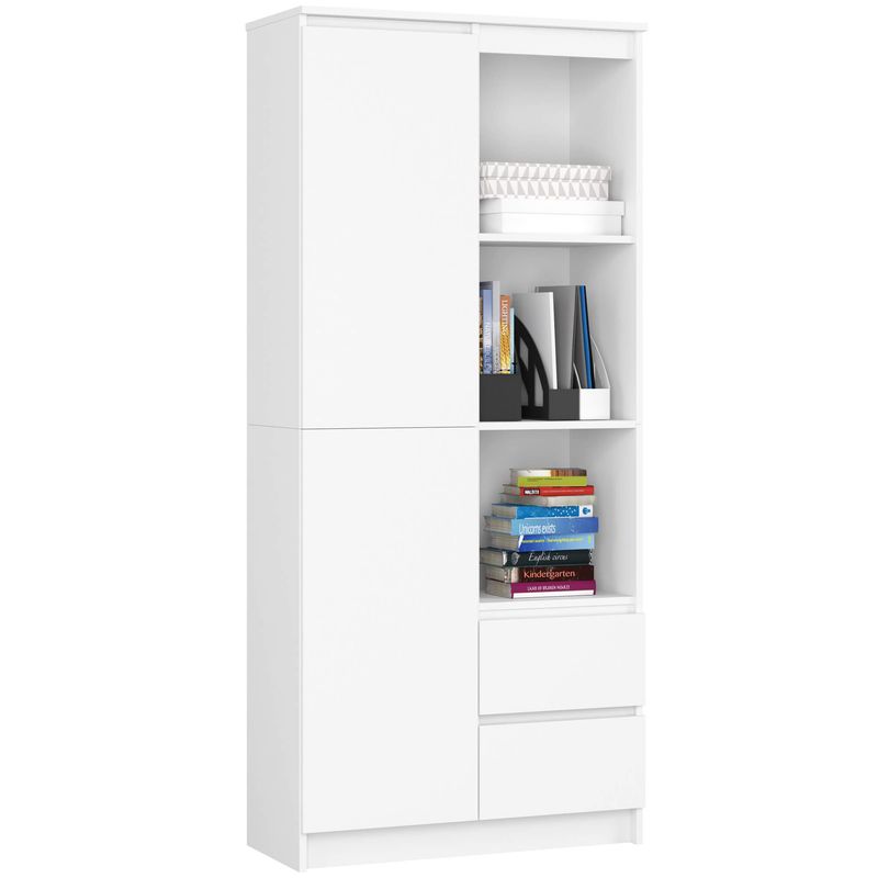 REGAŁ R11 R80 1D 2SZ CLP PK BIAŁY