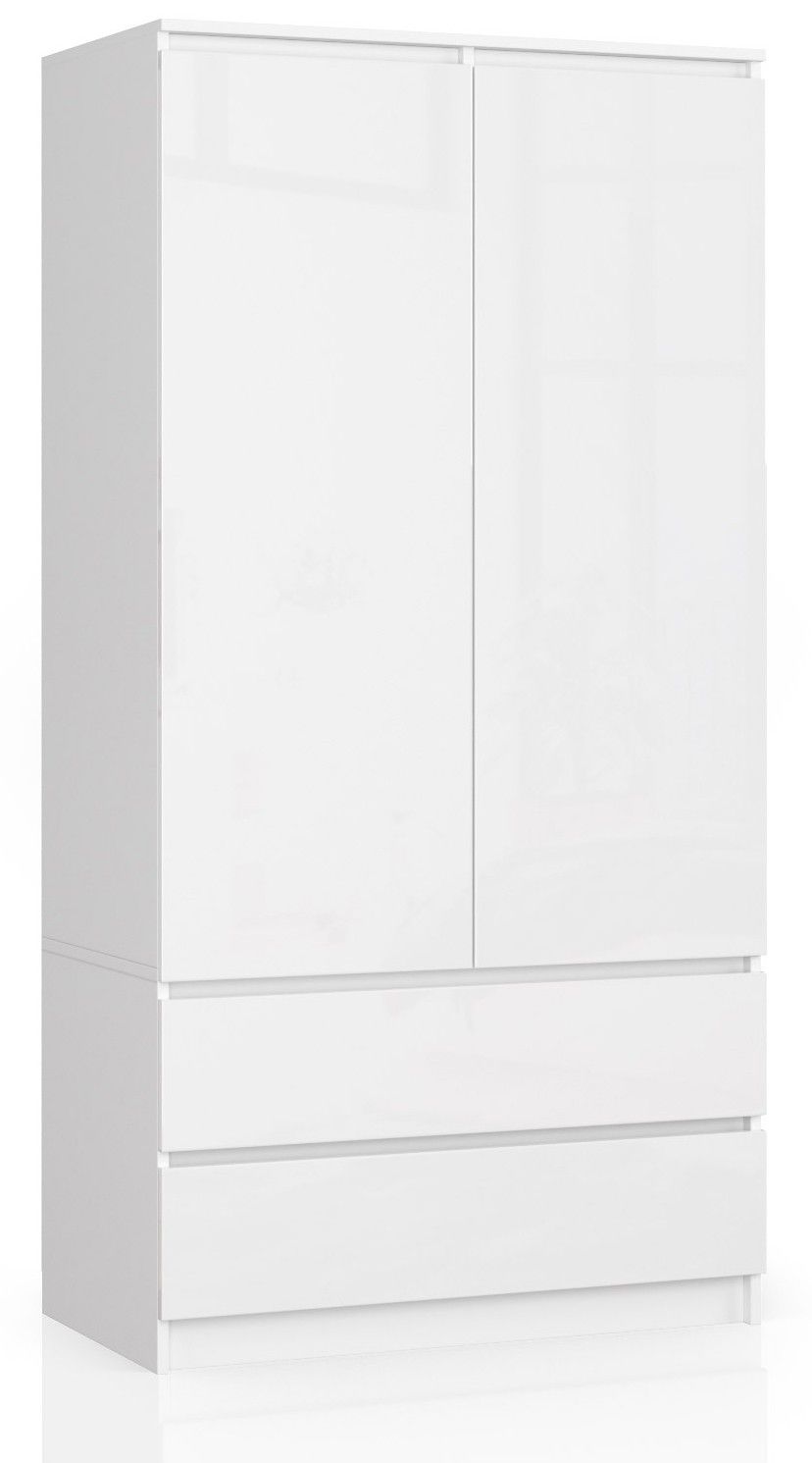 SZAFA S90 2D 2SZ CLP PK BIAŁY POŁYSK