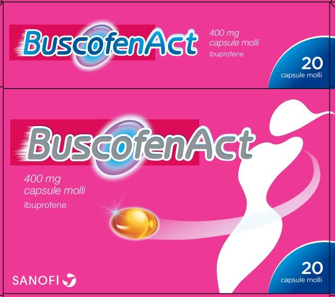 BUSCOFENACT*20CPS 400MG